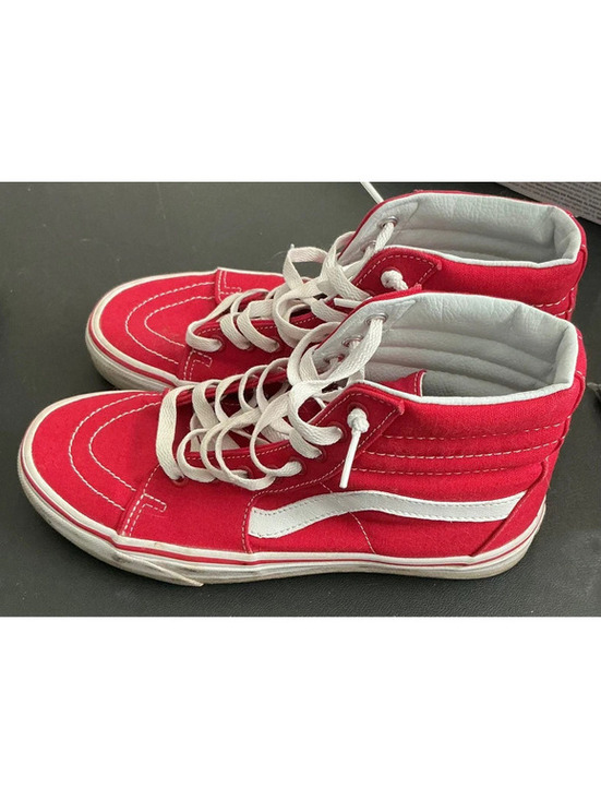 Vans Other - Vans Sk8 Hi High Tops in Racing Red